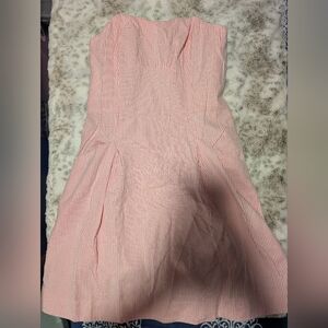 Lilly Pulitzer Pink and White Striped Sundress